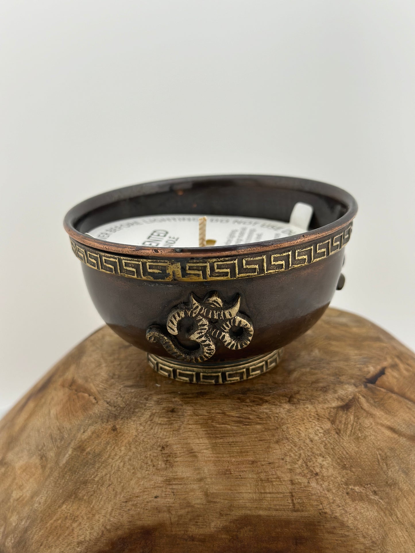 Saffron Cedarwood Sm Bronze Bowl