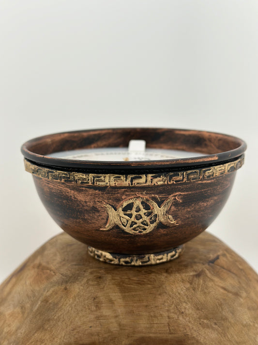 Dry Ginger Cypress Med. Bronze Bowl